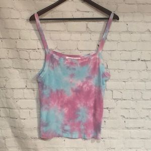 3/$15 SALE 💫 NWT Rebellious One Tie Dye Tank Top